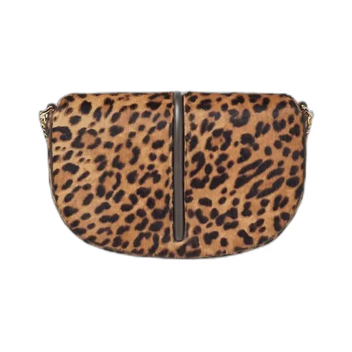 Fendigraphy Leopard Printed Chained Wallet