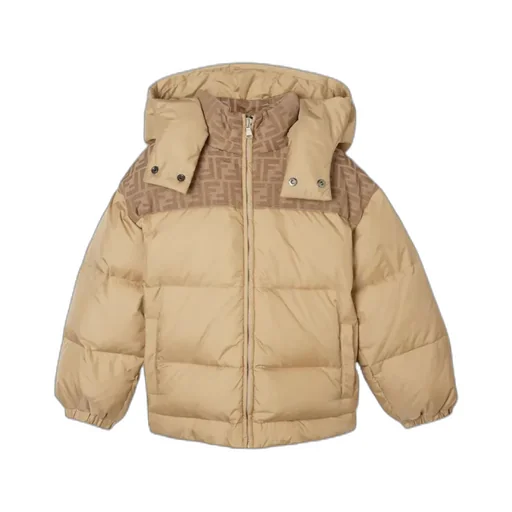 Kids Logo Jacquard Down Jacket