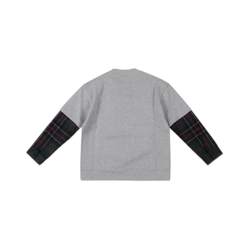 Kids Panelled Crewneck Sweatshirt
