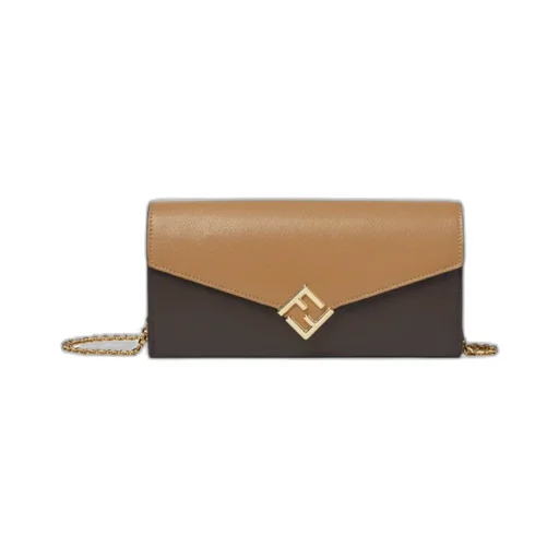 Ff Diamonds Chain-Linked Continental Wallet