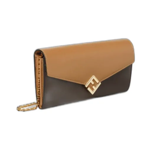 Ff Diamonds Chain-Linked Continental Wallet