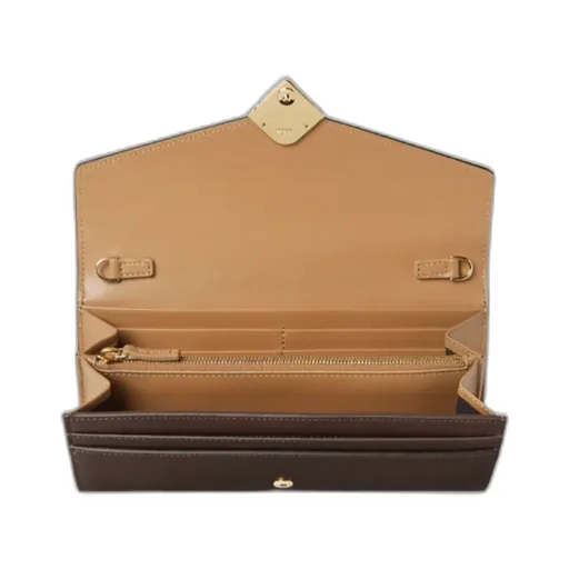Ff Diamonds Chain-Linked Continental Wallet