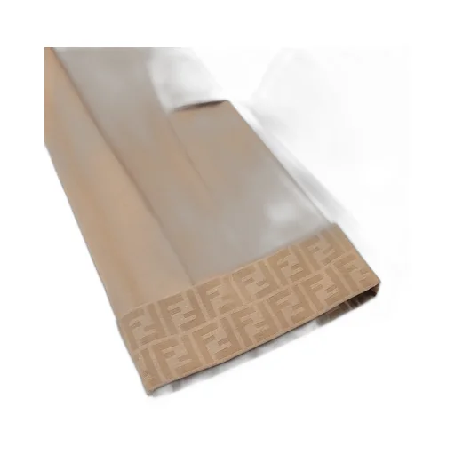 Caramel Gabardine Junior Pants With Logo