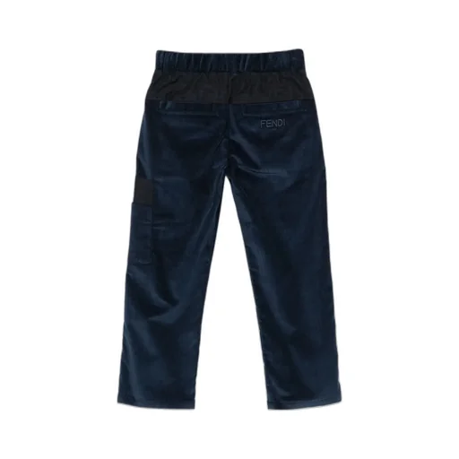 Logo-Embroidered Corduroy Trousers