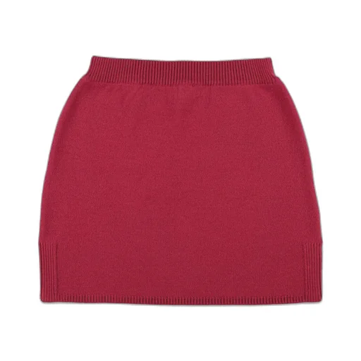 Logo Embroidered Knitted Skirt