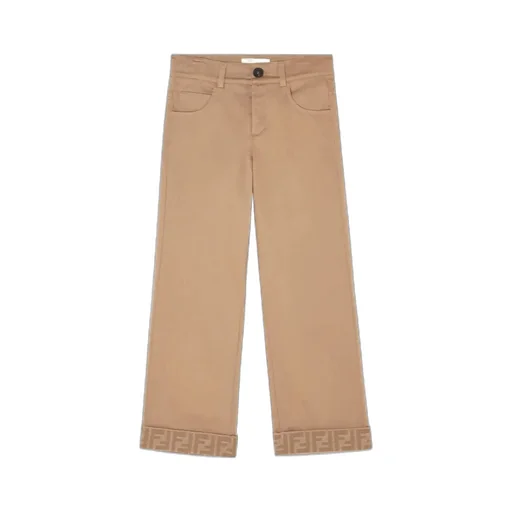 Ff Logo Gabardine Pants