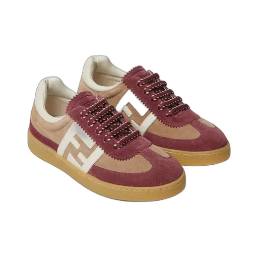 Logo Patch Lace-Up Sneakers