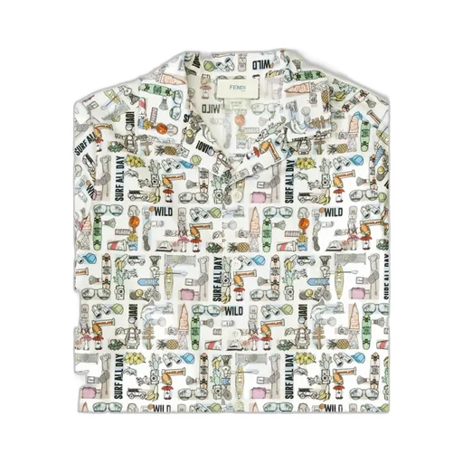 Graphic-Print Short-Sleeve Shirt