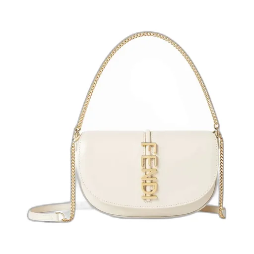 Fendigraphy Logo Lettering Chain-Linked Wallet