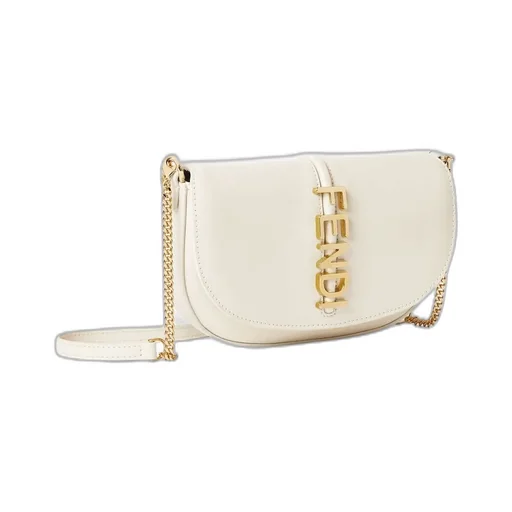 Fendigraphy Logo Lettering Chain-Linked Wallet