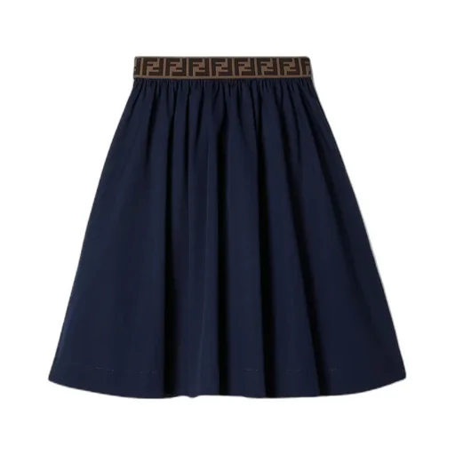 A-Line Button Fastened Skirt