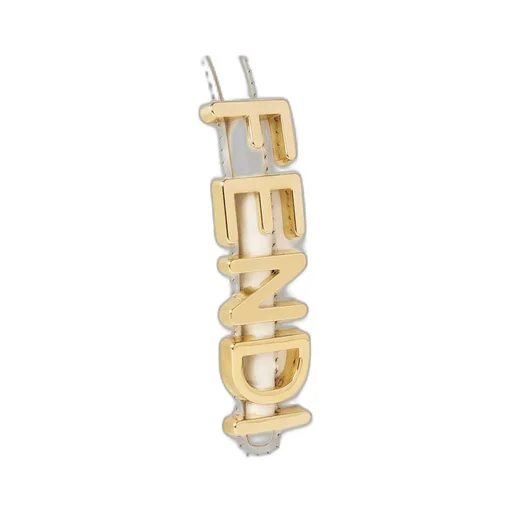 Fendigraphy Logo Lettering Chain-Linked Wallet