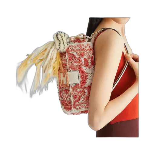 Bandana Embroidered Lace Bag