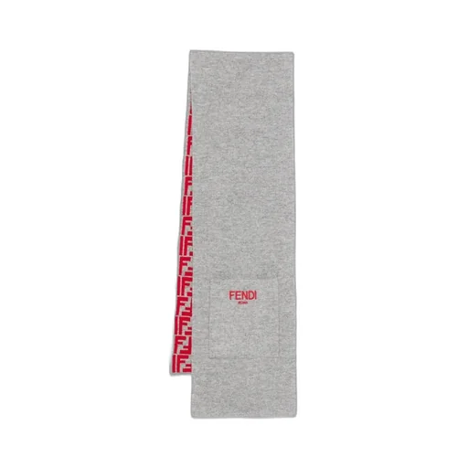 Logo-Pattern Reversible Scarf