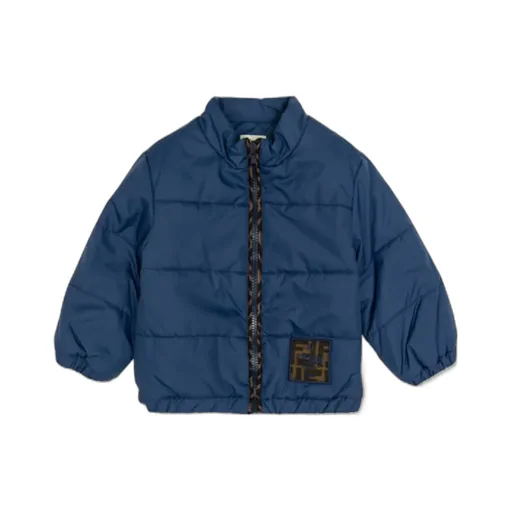 Logo-Plaque Quilted Jacket