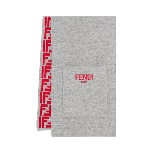 Logo-Pattern Reversible Scarf