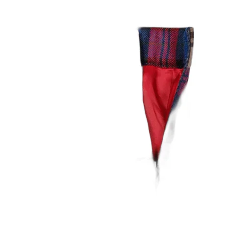 Pleated Plaid Skirt