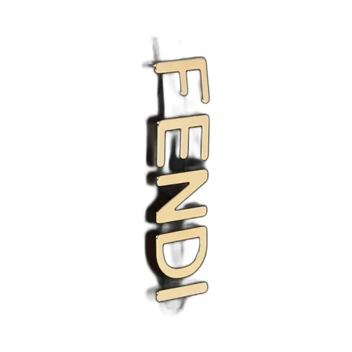 Fendigraphy Logo Lettering Chain-Linked Wallet