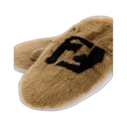 Fendi Ff Motif Mittens