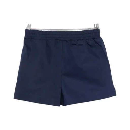 Elastic-Waist Pouch-Detail Shorts