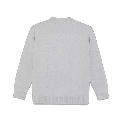 Knitted Logo Embroidered Cardigan
