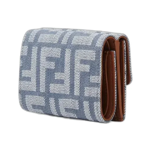 Baguette Ff Jacquard Micro Trifold Wallet