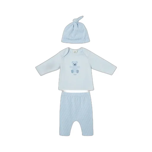 Logo Printed Crewneck Birth Sets