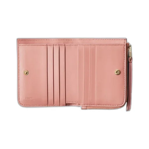 Ff Embossed Slim Baguette Wallet