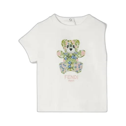 Teddy Bear Printed Crewneck T-Shirt