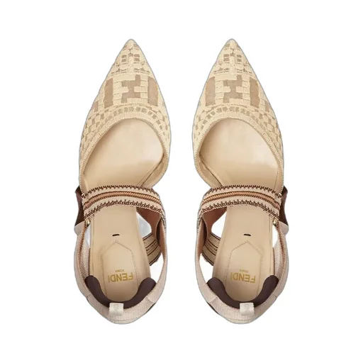 Colibrì Ff Embroidered Slingback Pumps