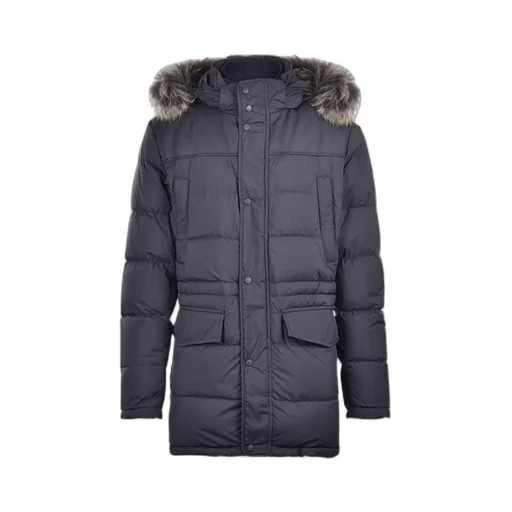 Zipper Quilted Down Jacket