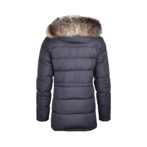 Zipper Quilted Down Jacket