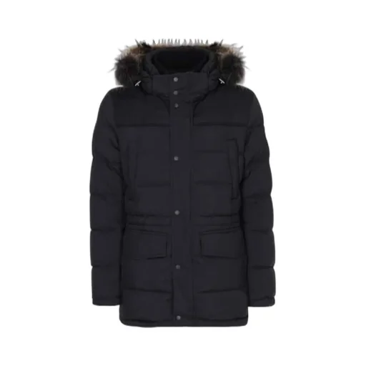Zippered Quilted Down Jacket