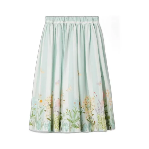 Floral Printed Midi Skirt