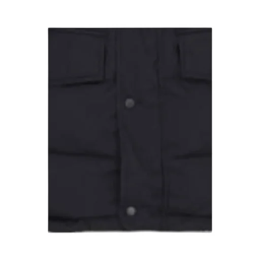 Zippered Quilted Down Jacket