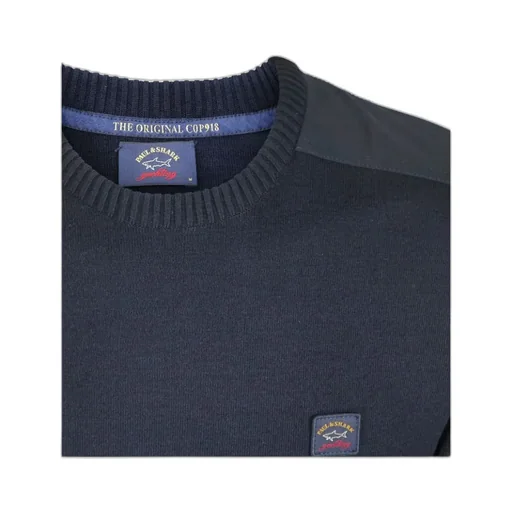 Round-Neck Knitted Pullover