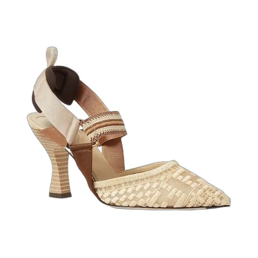 Colibrì Ff Embroidered Slingback Pumps