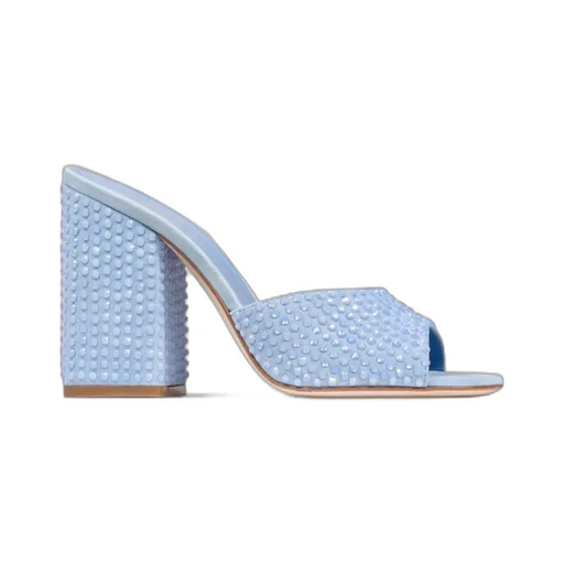 Embellished Slip-On Mules