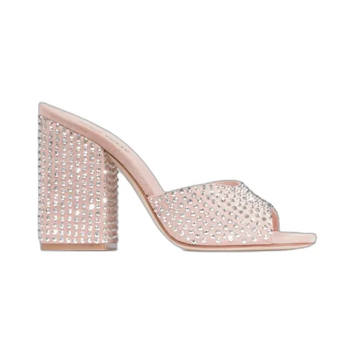 Embellished Slip-On Mules