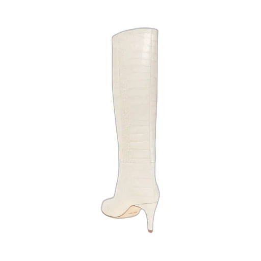Pointed High-Heeled Boots