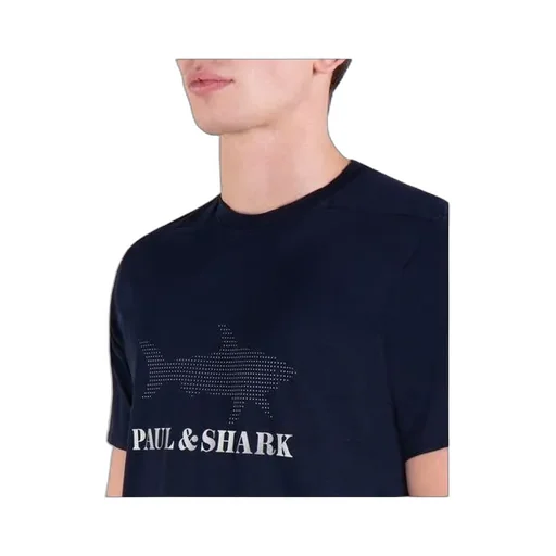 Round Collar Logo T-Shirt