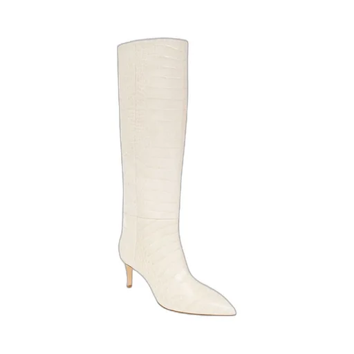 Pointed High-Heeled Boots
