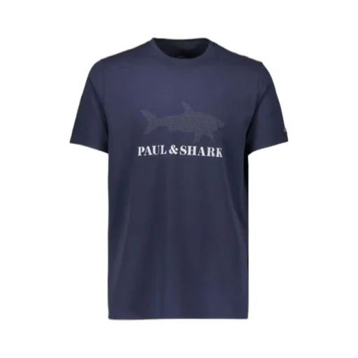 Round Collar Logo T-Shirt