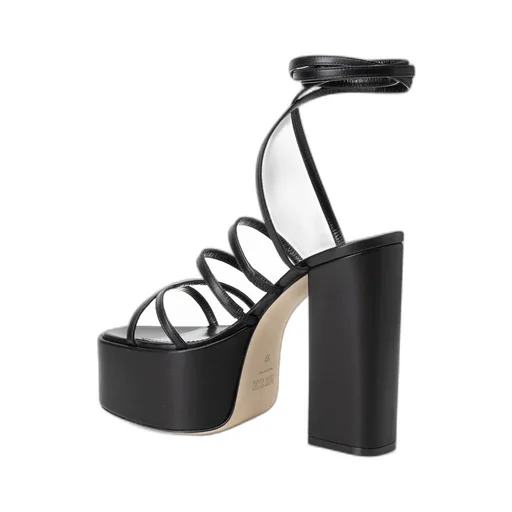 Evita Platform High-Heeled Sandals
