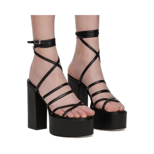 Evita Platform High-Heeled Sandals