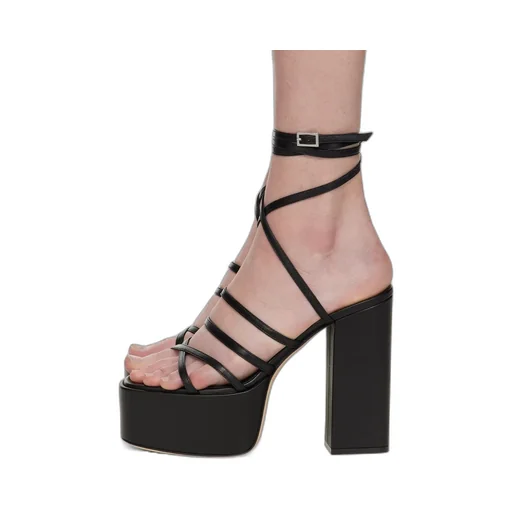 Evita Platform High-Heeled Sandals