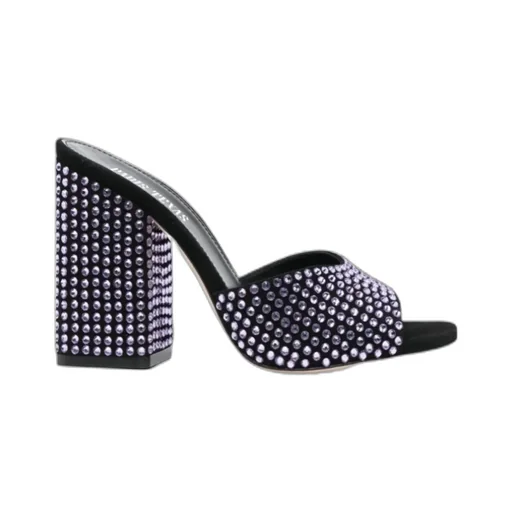 Embellished Slip-On Mules