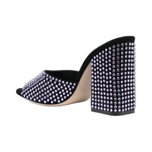 Embellished Slip-On Mules