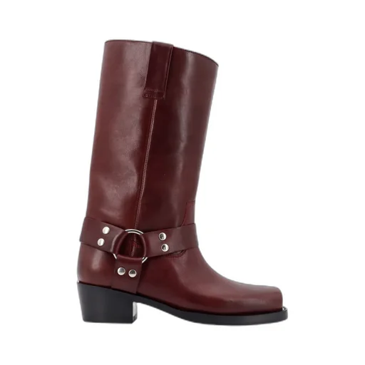 Square Toe Studded Boots