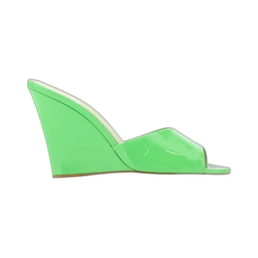 Wanda Open Toe Wedge Mules